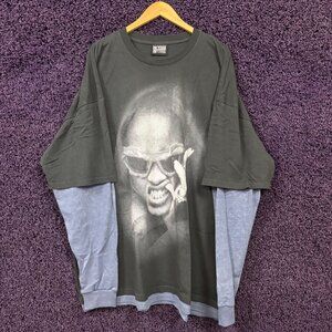 Rihanna Since 2005 R20 Oversized Pop Layered Long Sleeve 2XL